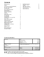 Preview for 2 page of Zanussi Electrolux DA 6142 Instruction Book