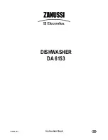 Preview for 1 page of Zanussi Electrolux DA 6153 Instruction Book