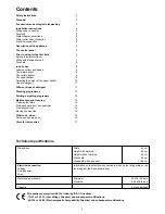 Предварительный просмотр 2 страницы Zanussi Electrolux DA4143 Instruction Book