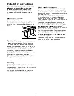 Предварительный просмотр 4 страницы Zanussi Electrolux DA4143 Instruction Book