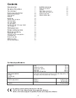 Preview for 2 page of Zanussi Electrolux DE6344 Instruction Book