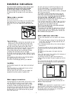 Предварительный просмотр 4 страницы Zanussi Electrolux DEF101 Instruction Book