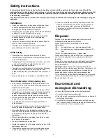 Preview for 3 page of Zanussi Electrolux DX 6451 Instruction Book