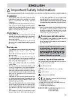 Zanussi Electrolux Electric cooker User Manual preview