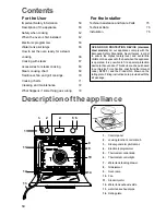 Предварительный просмотр 2 страницы Zanussi Electrolux Electric cooker User Manual