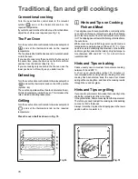 Предварительный просмотр 12 страницы Zanussi Electrolux Electric cooker User Manual