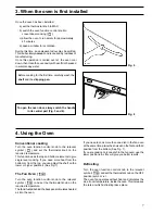 Предварительный просмотр 6 страницы Zanussi Electrolux MULTI BUILT-IN OVENS User Manual