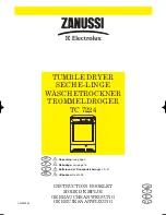 Zanussi Electrolux TC7224 Instruction Booklet preview