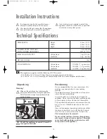 Preview for 15 page of Zanussi Electrolux TCE7227W Instruction Booklet