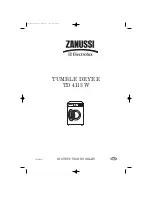 Zanussi Electrolux TD4113W Instruction Booklet предпросмотр