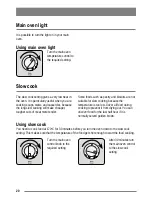 Preview for 20 page of Zanussi Electrolux U30356 ZKC6010 User Manual