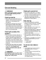 Preview for 22 page of Zanussi Electrolux U30356 ZKC6010 User Manual