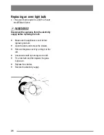 Preview for 26 page of Zanussi Electrolux U30356 ZKC6010 User Manual