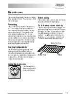 Предварительный просмотр 19 страницы Zanussi Electrolux U30359 ZKC5540 User Manual