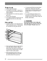 Preview for 20 page of Zanussi Electrolux U30359 ZKC5540 User Manual