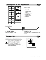 Preview for 3 page of Zanussi Electrolux ZC370RM3 Instruction Book