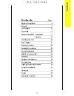 Preview for 3 page of Zanussi Electrolux ZCG 7550 Instruction Booklet