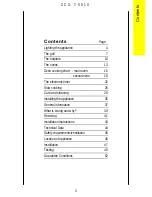 Preview for 3 page of Zanussi Electrolux ZCG 7551X Instruction Booklet