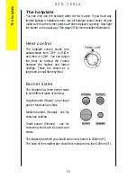 Preview for 10 page of Zanussi Electrolux ZCG 7551X Instruction Booklet