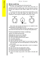 Preview for 26 page of Zanussi Electrolux ZCG 7551X Instruction Booklet