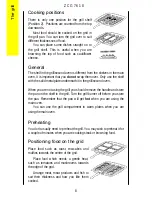 Предварительный просмотр 8 страницы Zanussi Electrolux ZCG 7610 Instruction Booklet