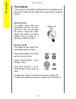 Предварительный просмотр 10 страницы Zanussi Electrolux ZCG 7610 Instruction Booklet