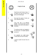 Предварительный просмотр 12 страницы Zanussi Electrolux ZCG 7610 Instruction Booklet