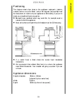 Предварительный просмотр 33 страницы Zanussi Electrolux ZCG 7610 Instruction Booklet