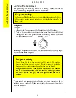 Предварительный просмотр 4 страницы Zanussi Electrolux ZCG5300 Instruction Booklet