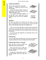 Предварительный просмотр 8 страницы Zanussi Electrolux ZCG7680 Instruction Booklet