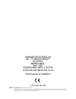 Предварительный просмотр 56 страницы Zanussi Electrolux ZCG7680 Instruction Booklet