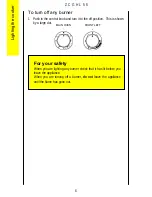 Предварительный просмотр 6 страницы Zanussi Electrolux ZCGHL55 Instruction Booklet