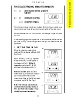 Предварительный просмотр 21 страницы Zanussi Electrolux ZCGHL55 Instruction Booklet