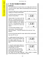 Предварительный просмотр 22 страницы Zanussi Electrolux ZCGHL55 Instruction Booklet