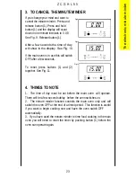 Предварительный просмотр 23 страницы Zanussi Electrolux ZCGHL55 Instruction Booklet