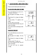 Предварительный просмотр 24 страницы Zanussi Electrolux ZCGHL55 Instruction Booklet