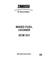 Zanussi Electrolux ZCM 531 Instruction Book preview