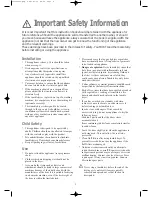 Preview for 2 page of Zanussi Electrolux ZDE26100W Instruction Booklet