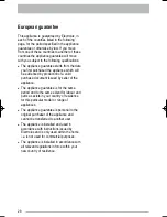 Preview for 28 page of Zanussi Electrolux ZDF 501 User Manual