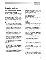 Предварительный просмотр 29 страницы Zanussi Electrolux ZDF 511 User Manual