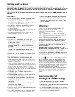 Preview for 3 page of Zanussi Electrolux ZDF 601 Instruction Book