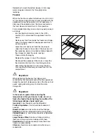 Предварительный просмотр 9 страницы Zanussi Electrolux ZEBF 255 W Instruction Booklet