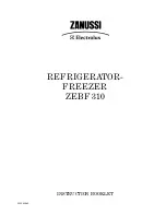 Zanussi Electrolux ZEBF 310 Instruction Booklet предпросмотр