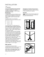 Предварительный просмотр 14 страницы Zanussi Electrolux ZEBF 310 Instruction Booklet