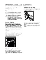 Preview for 9 page of Zanussi Electrolux ZEBF 336 Instruction Booklet