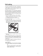 Предварительный просмотр 7 страницы Zanussi Electrolux ZEF 100 W Instruction Booklet