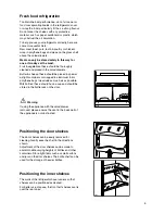 Preview for 5 page of Zanussi Electrolux ZENB 250 SI Instruction Booklet