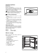 Предварительный просмотр 6 страницы Zanussi Electrolux ZER65/2W Instruction Book