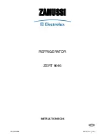 Zanussi Electrolux ZERT 6646 Instruction Book preview