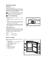 Preview for 6 page of Zanussi Electrolux ZERT 6646 Instruction Book